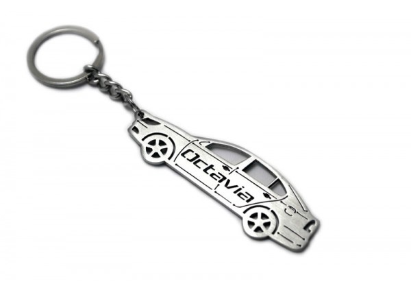 Keychain Skoda Octavia II 2004-2013 - (type STEEL)